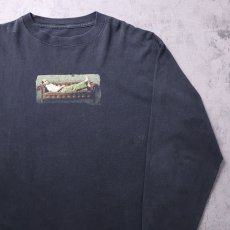 画像1: 90's James Taylor ミュージシャンツアープリントロンT BLACK (1)