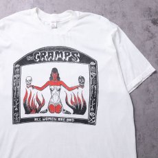 画像1: 90's The Cramps "ALL WOMEN ARE BAD" ロックバンドプリントTシャツ XL (1)