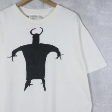 画像1: 90's USA製 アートプリントTシャツ XL (1)