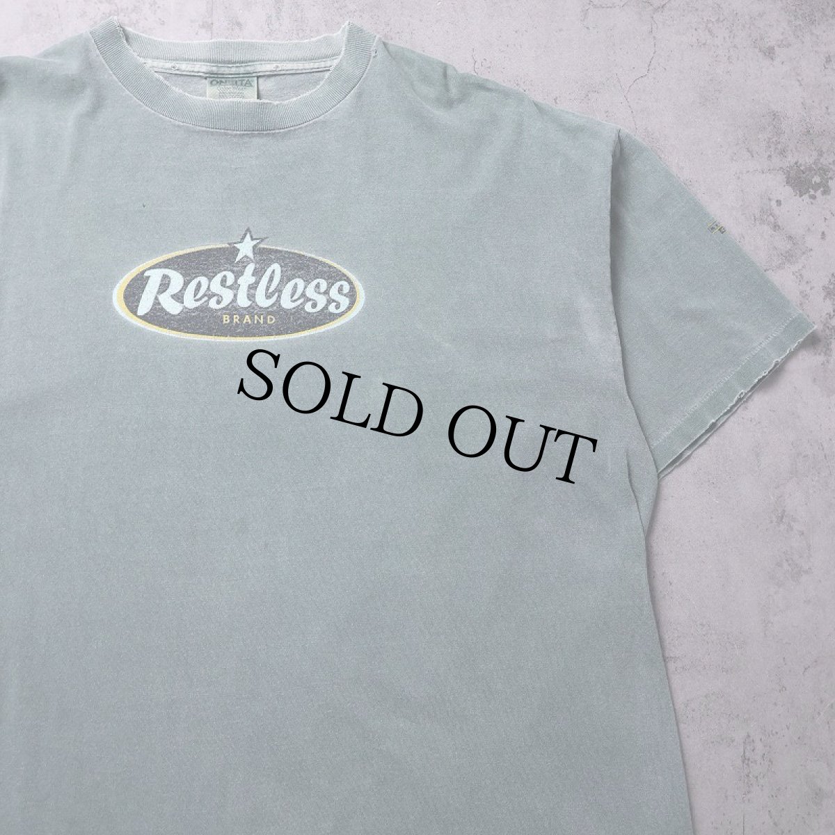 画像1: 90's Restless Records レコードレーベルプリントTシャツ (1)
