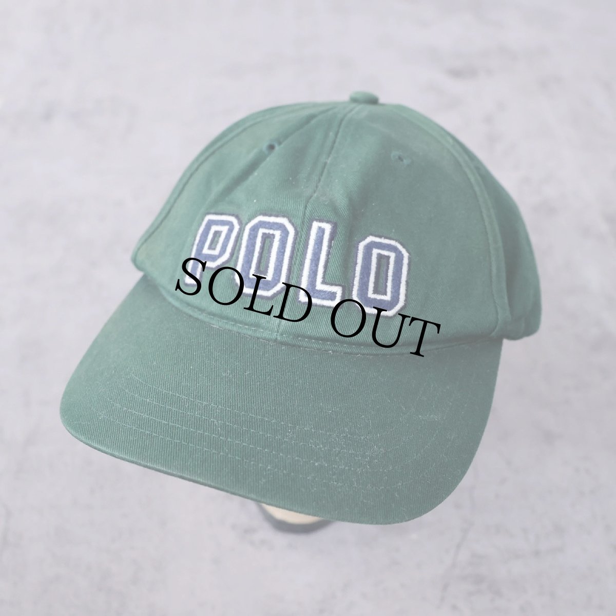 画像1: POLO Ralph Lauren ロゴワッペン コットンキャップ ONESIZE (1)