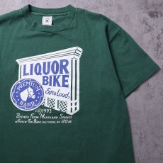 画像1: 90's Liquor Bike USA製 ポストハードコアバンドプリントTシャツ L (1)