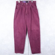 画像1: 90's Levi's SILBERTAB USA製 "BAGGY" 後染め カラーデニムパンツ W32 (1)