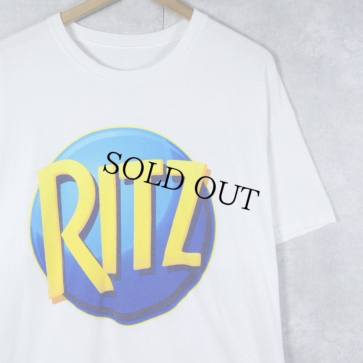 画像1: RITZ お菓子ロゴプリントTシャツ (1)