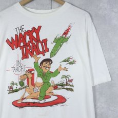 画像1: 90's "THE WACKY IRAQI" 湾岸戦争 風刺画プリントTシャツ (1)