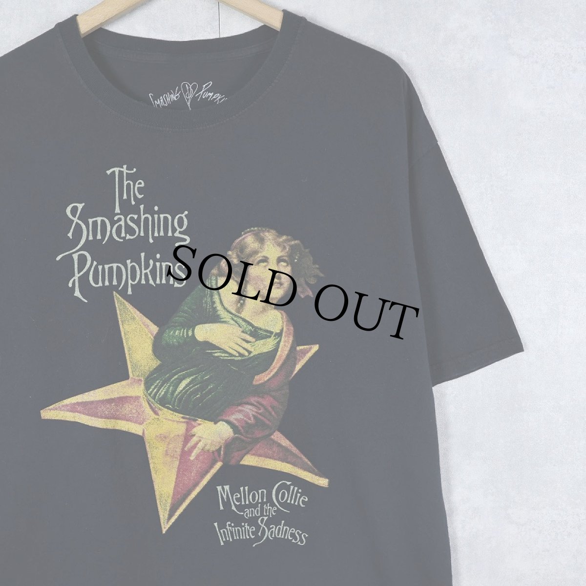 画像1: The Smashing Pumpkins "Mellon Collie And The Infinite Sadness" オルタナロックバンドTシャツ BLACK L (1)