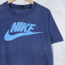 画像1: 70〜80's NIKE 社外タグ ロゴプリントTシャツ L (1)