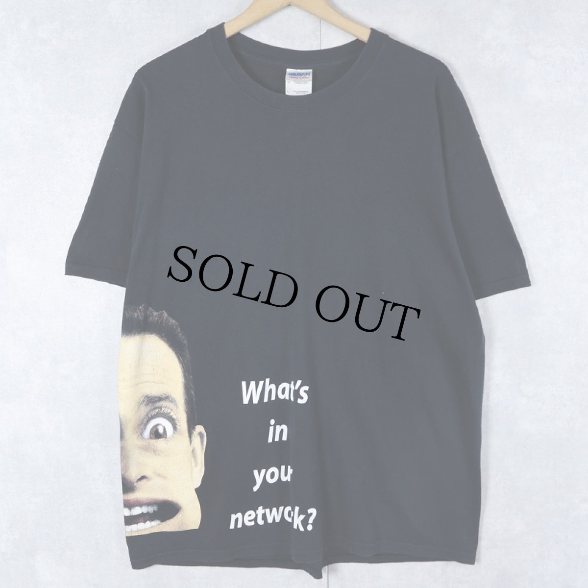 画像1: TriGeo Network Security "What's in your network?" プリントTシャツ BLACK L (1)