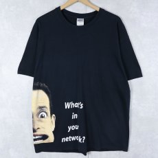 画像1: TriGeo Network Security "What's in your network?" プリントTシャツ BLACK L (1)