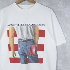 画像1: 90's Bruce Springsteen USA製 シンガーソングライター プリントTシャツ L (1)