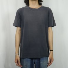 画像3: 90's USA製 "REAL MEN wear BLACK" プリントTシャツ (3)