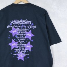 画像2: The Temptations ソウル・コーラス・グループ プリントTシャツ BLACK L (2)