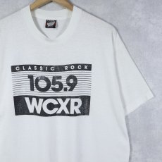 画像1: 90's USA製 WCXR 105.9 Classic Rock ラジオ局 プリントTシャツ XL (1)
