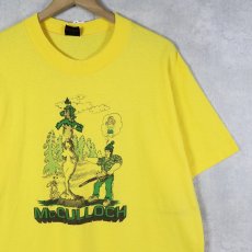 画像1: 70〜80's "McCULLOCH" イラストプリントTシャツ L (1)