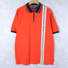 画像1: 90's POLO SPORT Ralph Lauren ハーフジップポロシャツ L (1)