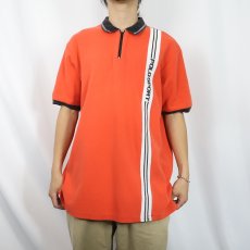 画像2: 90's POLO SPORT Ralph Lauren ハーフジップポロシャツ L (2)