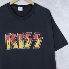 画像1: 2000's KISS ハードロックバンドTシャツ BLACK XL (1)