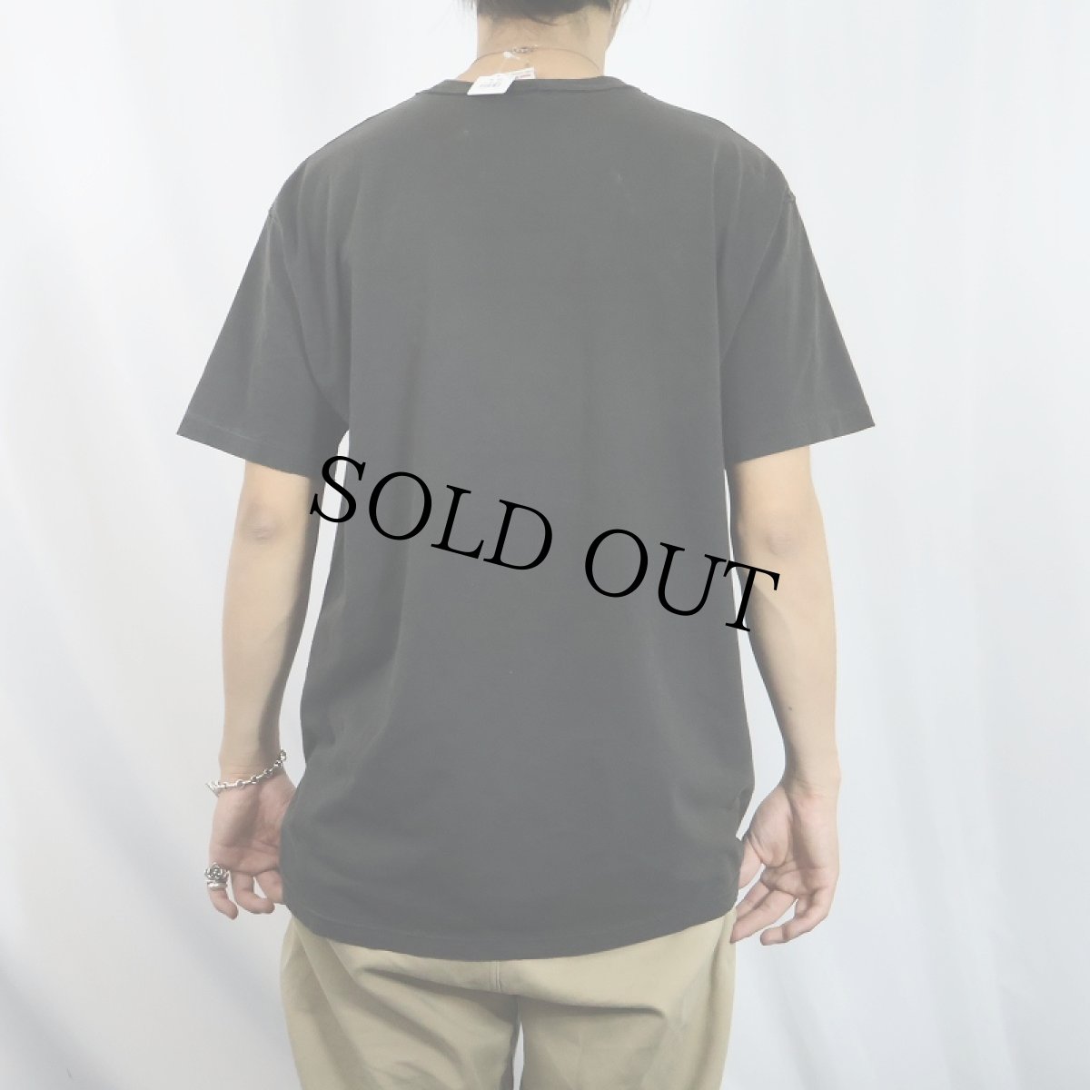 画像3: 90's RUSSELL ATHLETIC USA製 "HIGH COTTON" ポケットTシャツ BLACK L (3)
