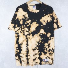 画像1: 90's RUSSELL ATHLETIC USA製 タイダイ ポケットTシャツ L (1)