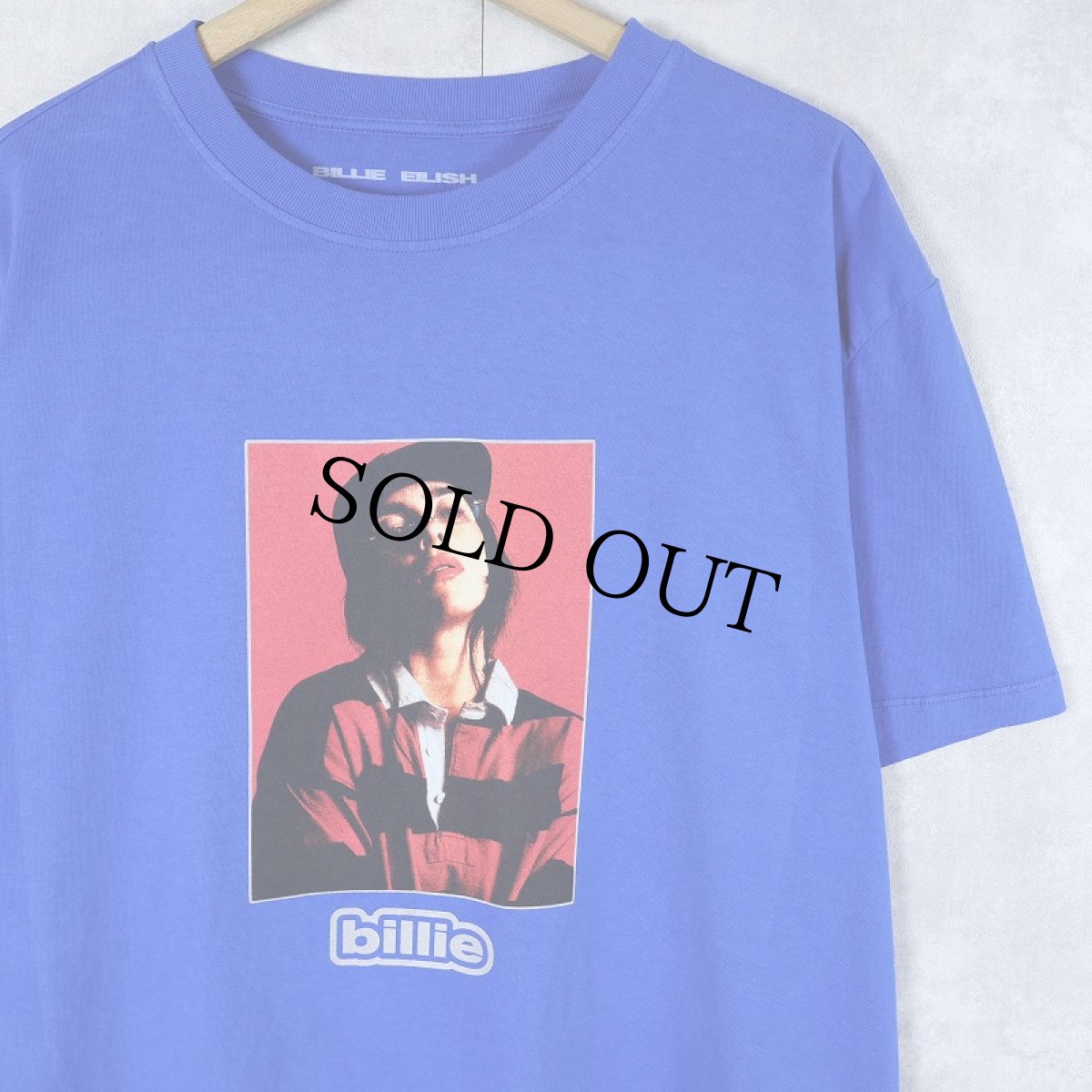 画像1: Billie Eilish ミュージシャンフォトプリントTシャツ XL (1)