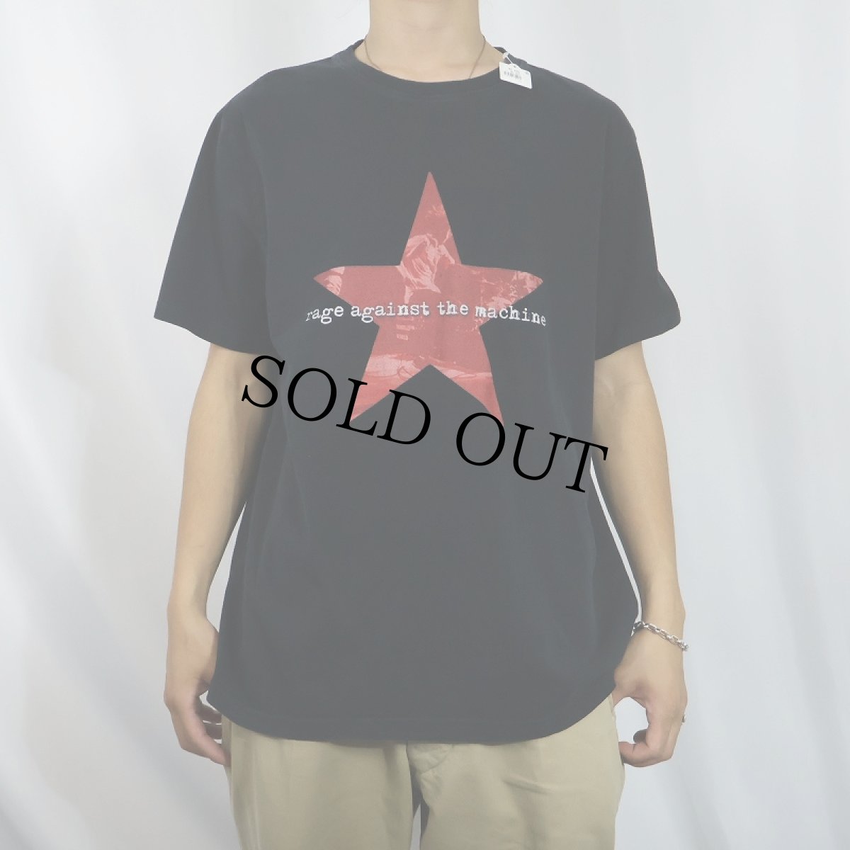 画像2: Rage Against the Machine ロックバンドプリントTシャツ BLACK XL (2)