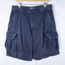 画像1: POLO Ralph Lauren チノカーゴショーツ NAVY W34 (1)