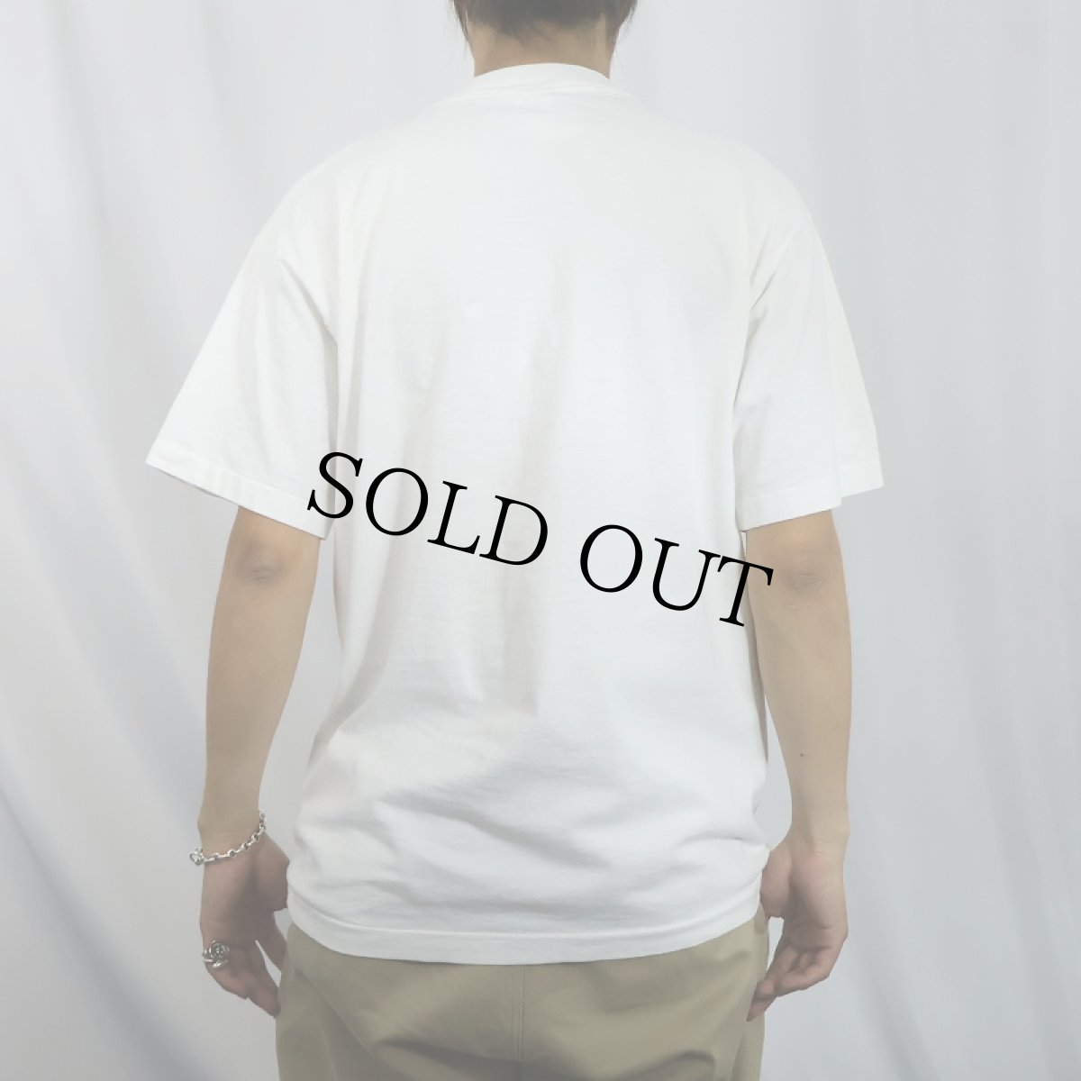 画像3: 90's Wine Stain USA製 ワインプリントTシャツ L (3)