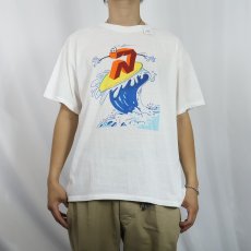 画像2: 90's "Nationale-Nederlanden" 保険会社プリント コットン×ポリエステルプリントTシャツ XL (2)