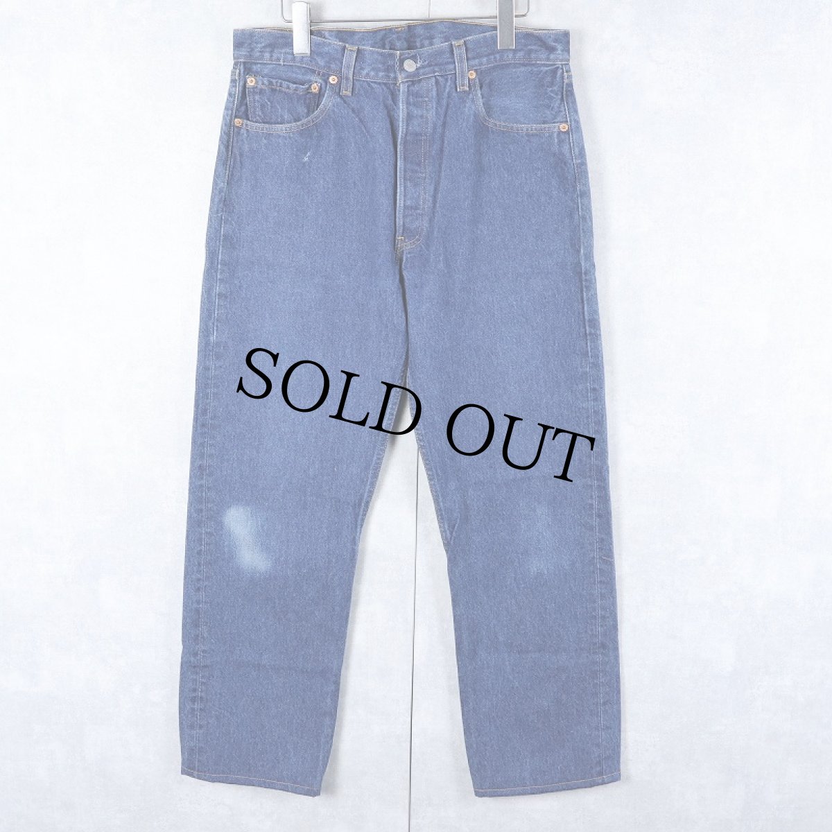 画像1: 90's Levi's 501 USA製 デニムパンツ W33 (1)