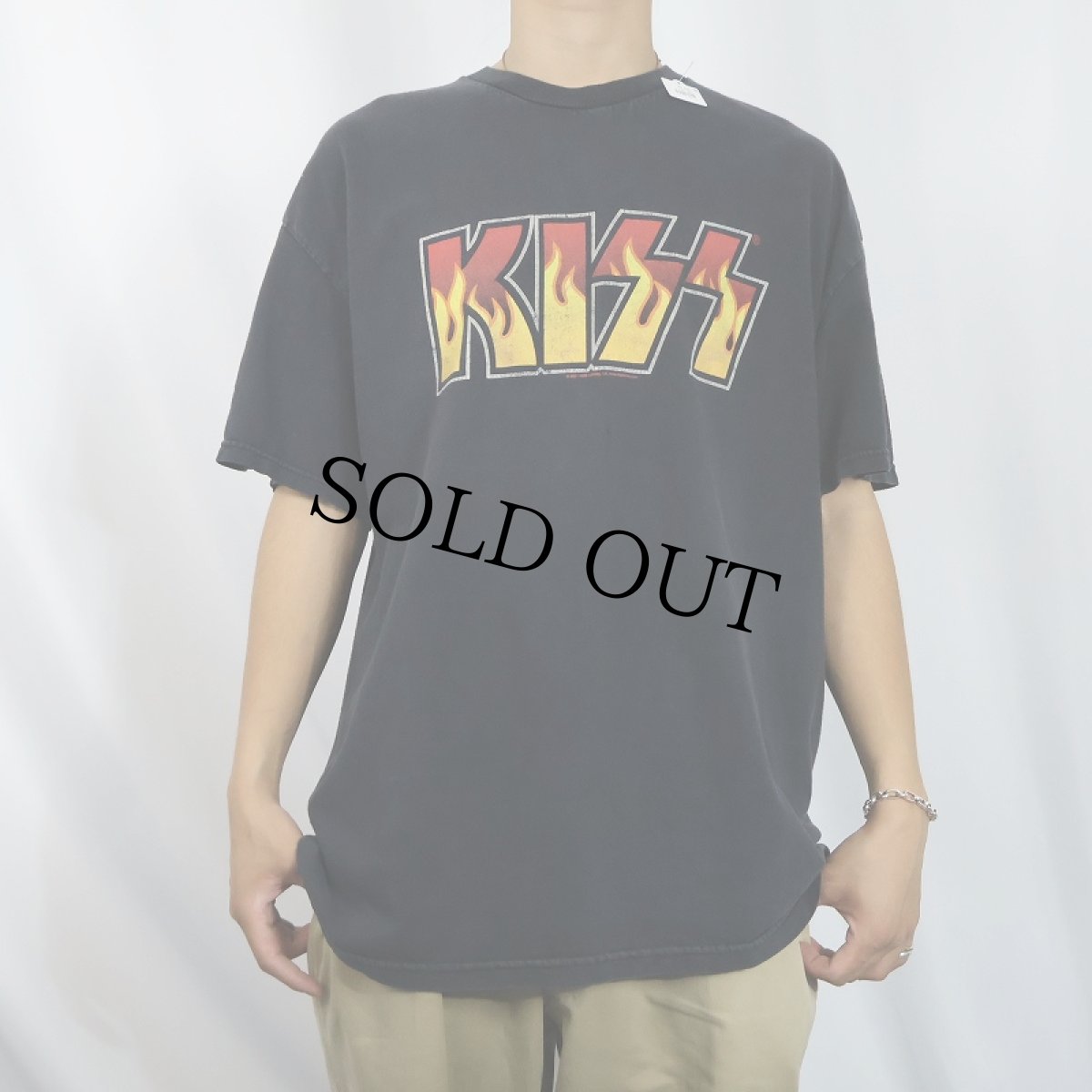 画像2: 2000's KISS ハードロックバンドTシャツ BLACK XL (2)