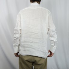 画像3: Wilson & Barrett リネンボタンダウンシャツ SIZE16 1/2 (3)