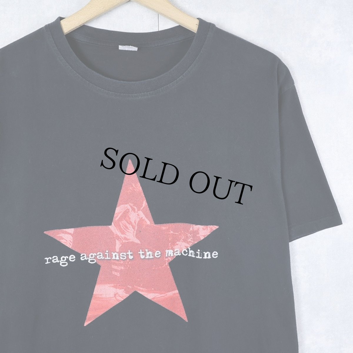 画像1: Rage Against the Machine ロックバンドプリントTシャツ BLACK XL (1)