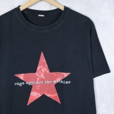画像1: Rage Against the Machine ロックバンドプリントTシャツ BLACK XL (1)