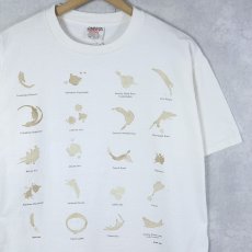 画像1: 90's Coffee Stain コーヒープリントTシャツ L (1)