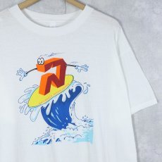 画像1: 90's "Nationale-Nederlanden" 保険会社プリント コットン×ポリエステルプリントTシャツ XL (1)