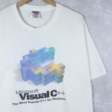 画像1: 90's Microsoft Visual C++ 企業プリントTシャツ XL (1)