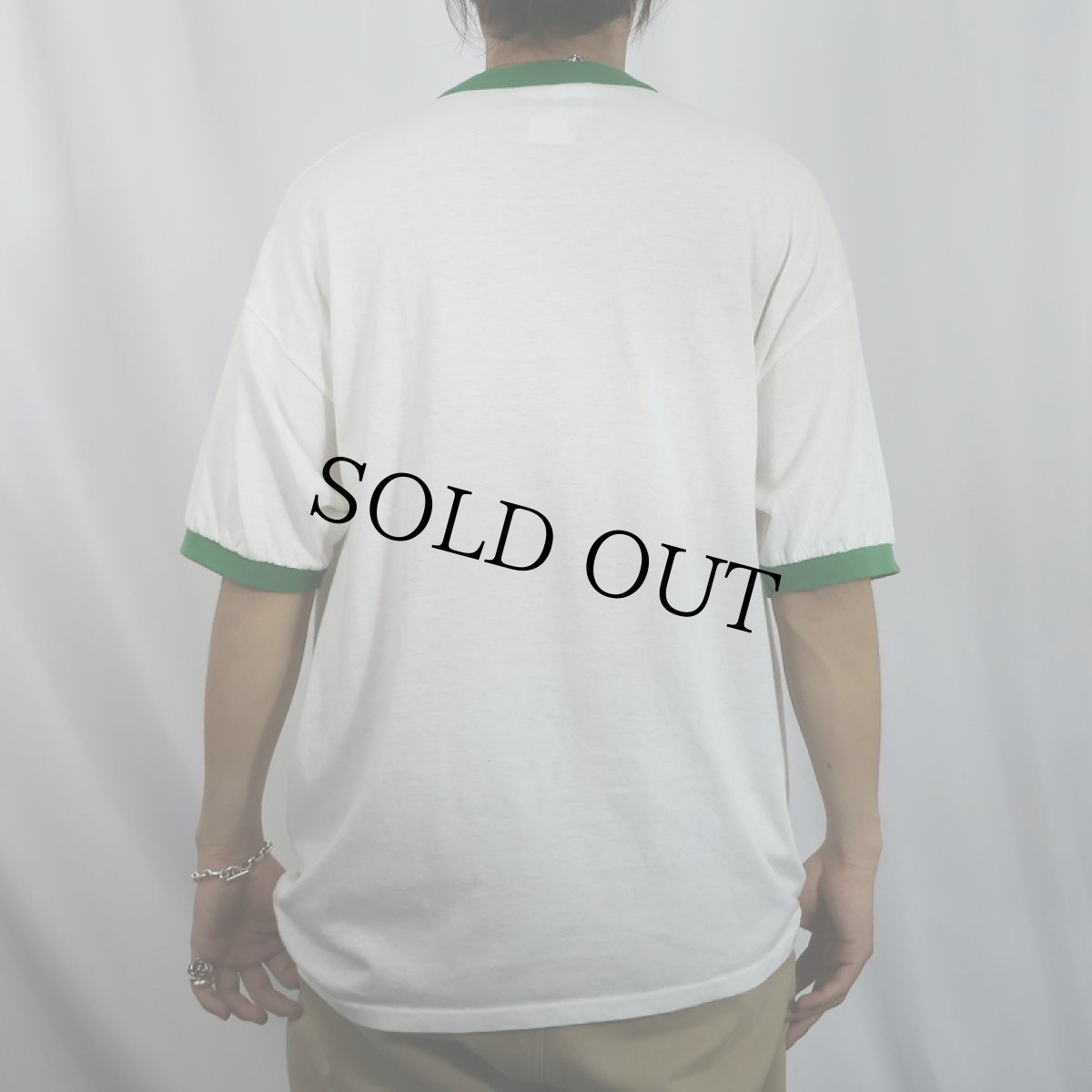 画像3: 90's USA製 "MY PIG WON" ピッグレース プリントリンガーTシャツ XL (3)