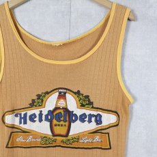 画像1: 70〜80's "Heidelberg" ビールブランド プリントタンクトップ (1)