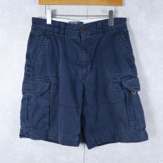 画像1: POLO Ralph Laurne "POLO CHINO" コットンカーゴショーツ NAVY W32 (1)