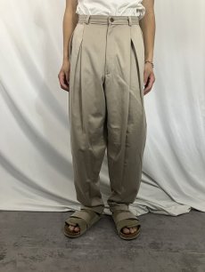 画像2: R.M. Williams 1タック ポリエステル×コットンパンツ W29 (2)