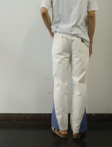 画像3: Wrangler 936WHI リメイクデニムパンツ W34 (3)