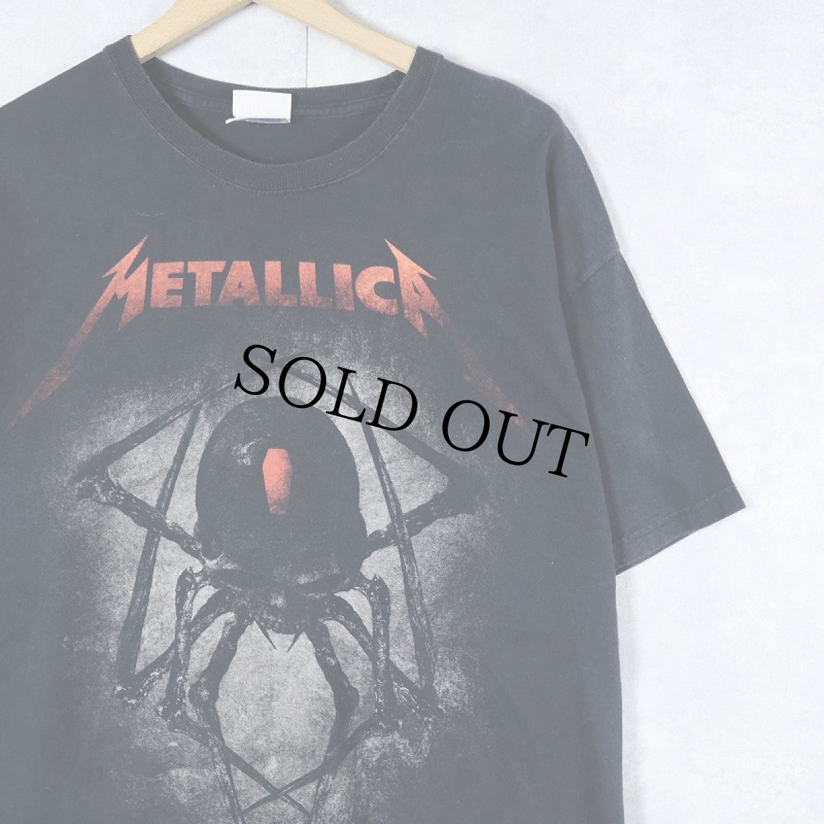 画像1: METALLICA ロックバンドプリントTシャツ BLACK L (1)
