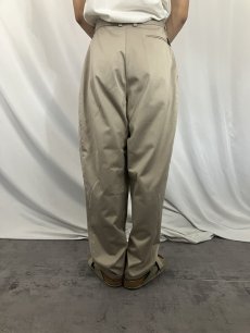 画像4: R.M. Williams 1タック ポリエステル×コットンパンツ W29 (4)