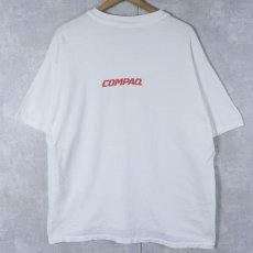 画像2: 90's COMPAQ USA製 "ASK MY COMPUTER" コンピューター企業 ロゴプリントTシャツ XL (2)