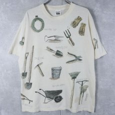 画像1: 90's rel-e-vant products USA製 工具 プリントTシャツ L (1)
