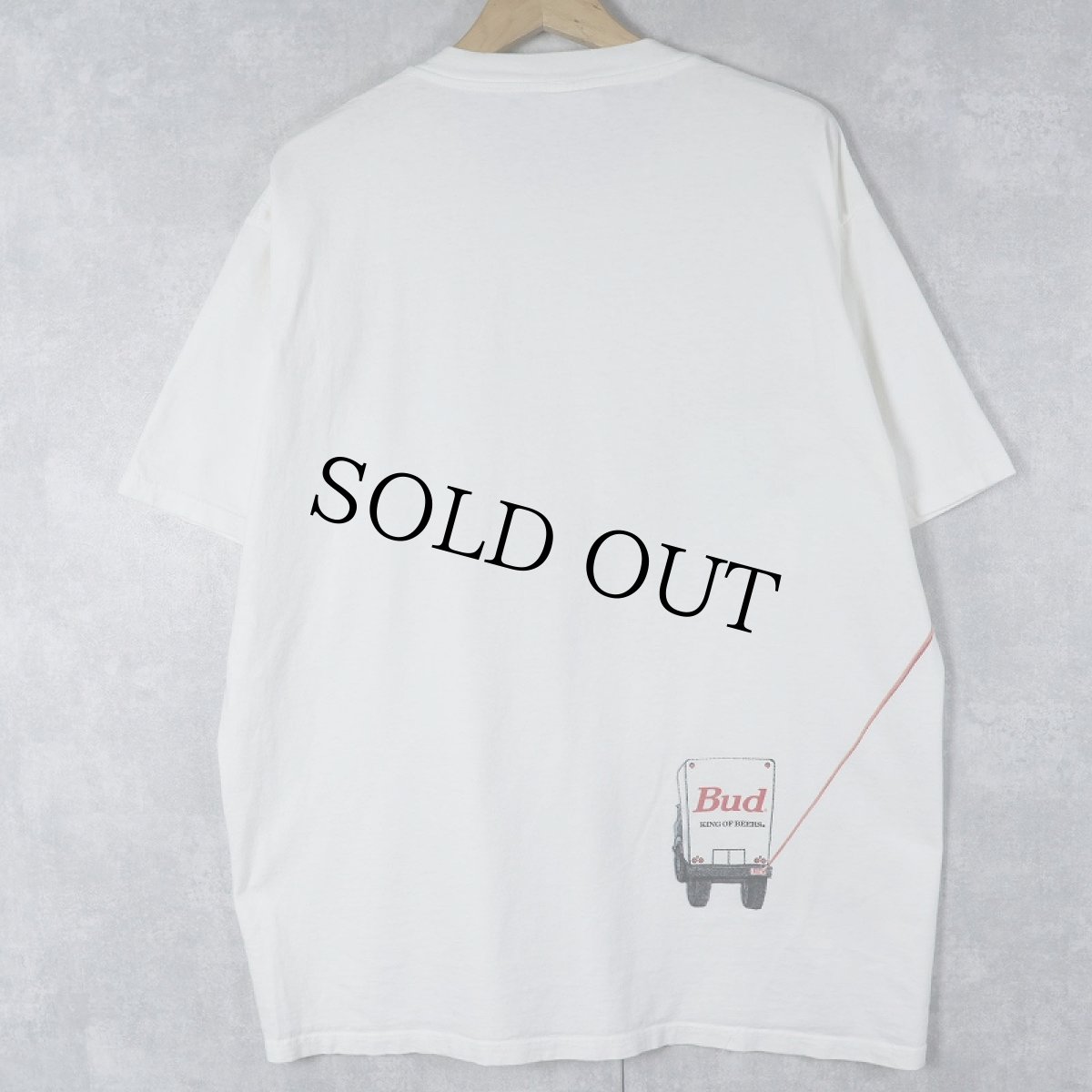 画像2: 90's Budweiser USA製 ビールメーカー 巻きプリントTシャツ XL (2)
