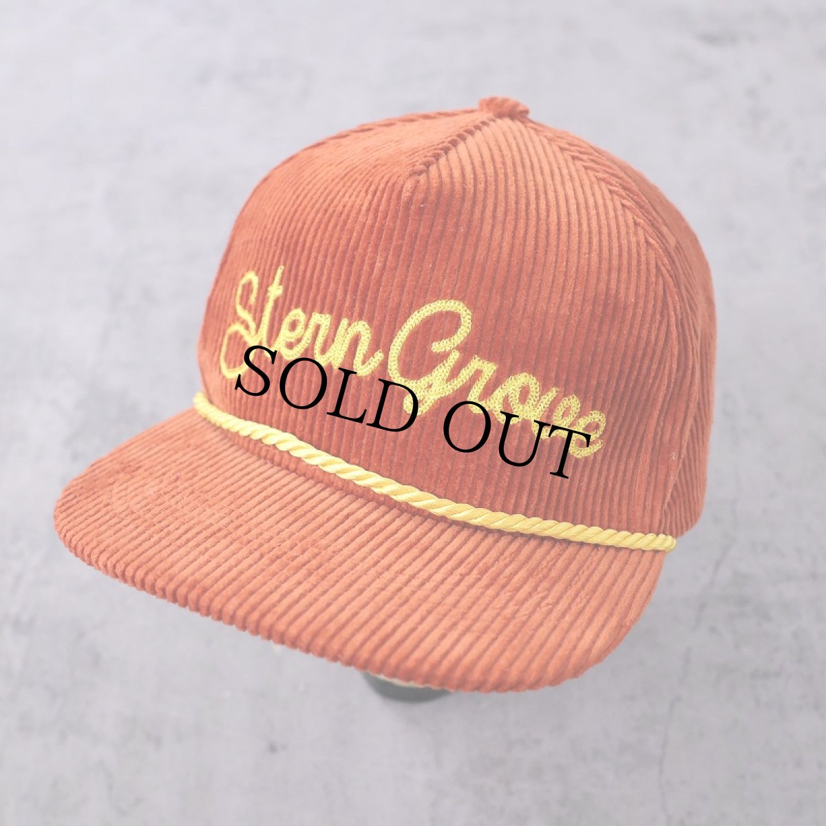 画像1: Golden "Stern Grove" チェーン刺繍 コーデュロイスナップバックキャップ (1)