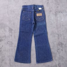 画像2: 70's MAVERICK デニムフレアパンツ DEADSTOCK KIDS SIZE W21 (2)