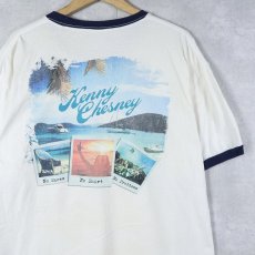 画像2: "KENNY CHESNEY" プリントリンガーTシャツ XL (2)