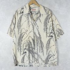 画像1: 50〜60's GOLDEN LOTUS at WAIKIKI 総柄 レーヨンオープンカラーシャツ (1)